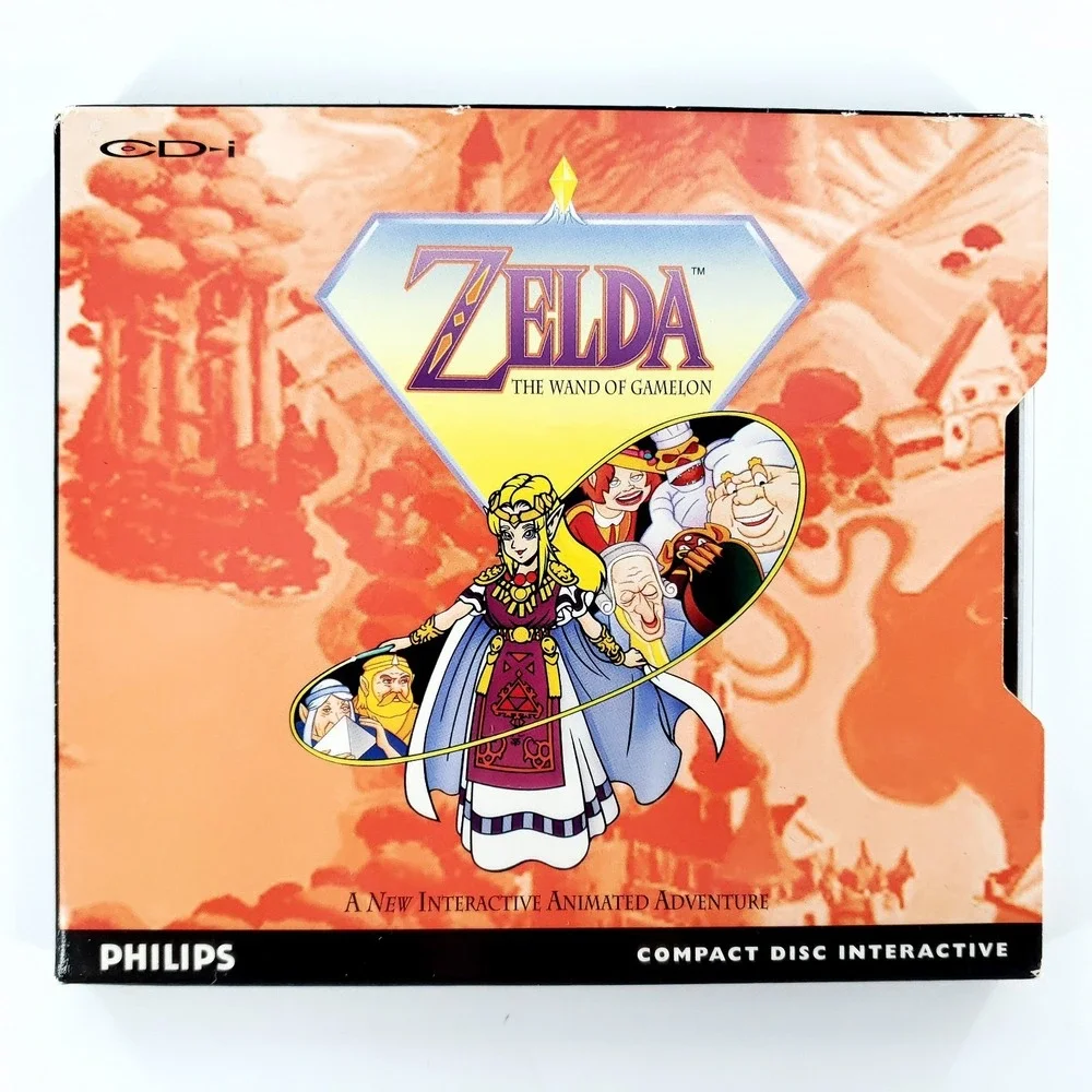 Zelda: The Wand of Gamelon (Philips CD-i, 1993) Complete w/ Slip Cover Tested
